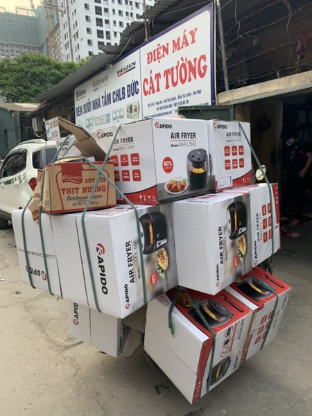 Nồi chiên không dầu Rapido RAF6.5D (Điều khiển điện tử) - Hàng chính hãng