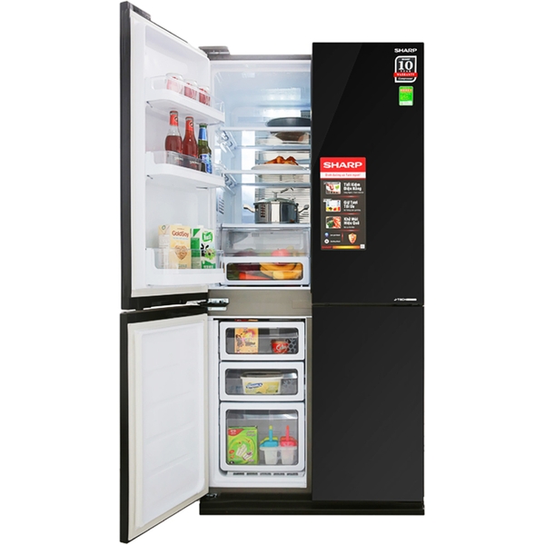 Tủ lạnh Sharp Inverter 678 lít SJ-FX688VG-BK