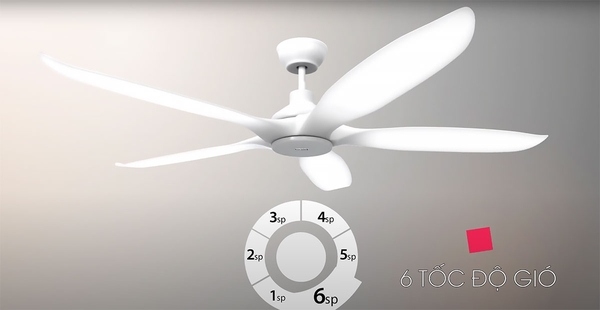 Quạt Trần Benny Amore Enterno BF-C54HE, Cafe, 38W, Remote, 270m3/phút, 5 Cánh