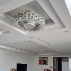 Quạt Trần Không Cánh Benny Firenze BF-C73BLSW, White, LED, Remote, 65W, 6 Tốc Độ Gió