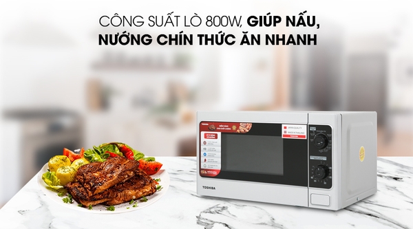 Lò vi sóng có nướng Toshiba ER-SGM20(S1)VN 20 lít