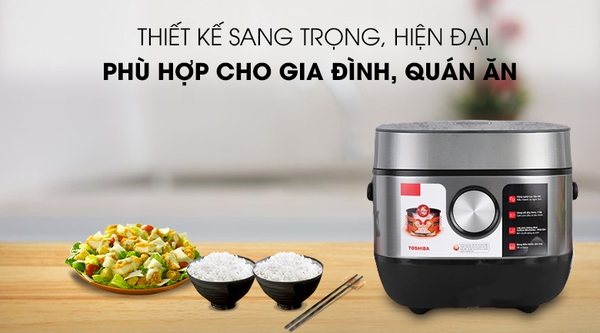 Nồi cơm cao tần Toshiba 1.8 lít RC-18IP1PV