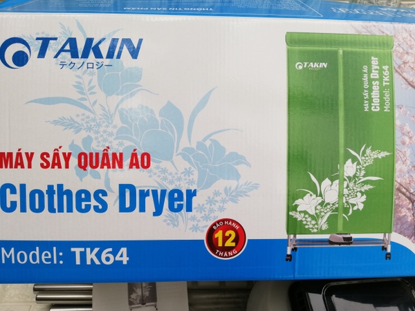 Máy sấy quần áo cao cấp Takin TK64 Công Nghệ Nhật Bản
