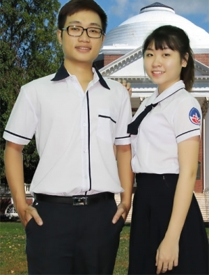 Đồng phục học sinh cấp 2 mẫu 4  Đồng Phục Nhật Minh
