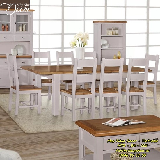 Bộ bàn ăn nhập khẩu cao cấp 006