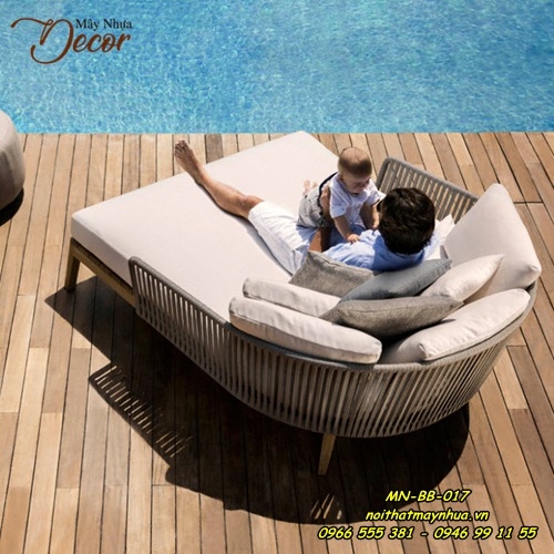 Giường tắm nắng bể bơi 017