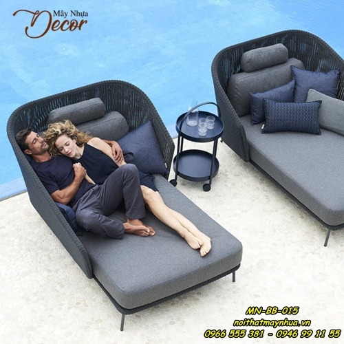 Giường tắm nắng bể bơi 015