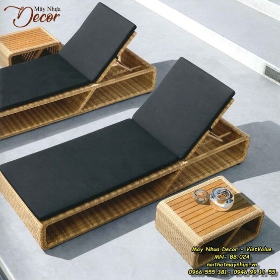 Ghế nằm bể bơi 024