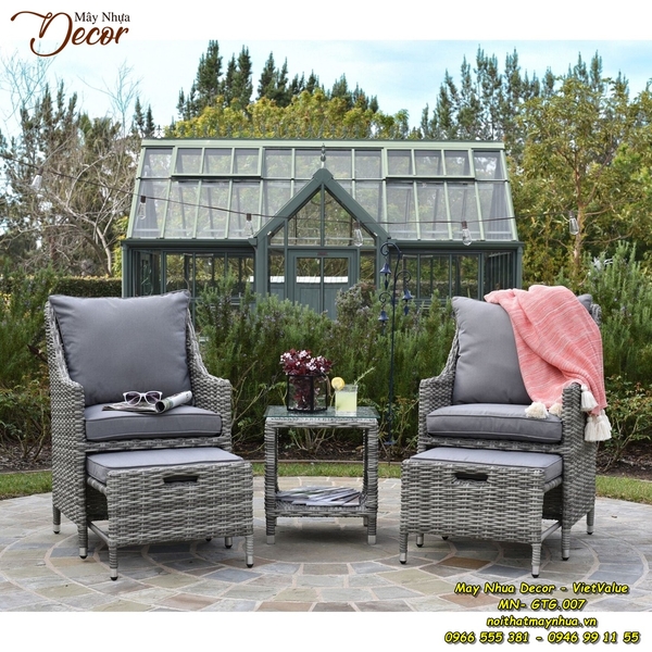 Bộ bàn ghế thư giãn MN-GTG.007
