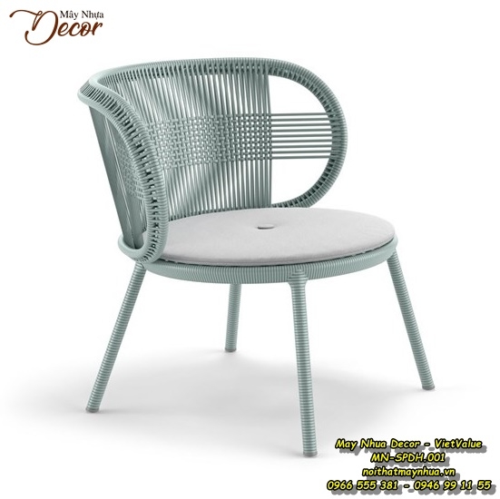 Ghế đơn - Mây Nhựa - Mẫu: MN-SPDH.001
