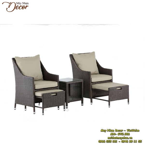 Ghế thư giãn mây nhựa MN-GTG.006