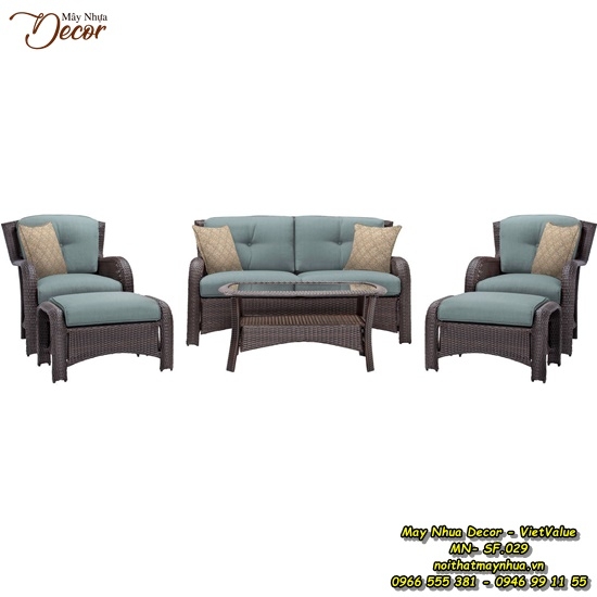 Sofa Mây Nhựa 029