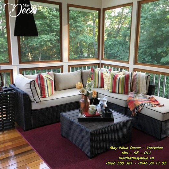 Sofa mây nhựa 011