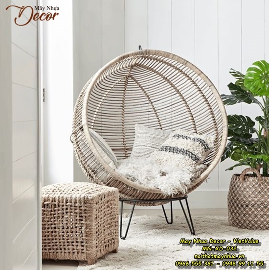 Xích đu lồng có chân MN-XD.032