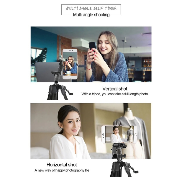 Gậy Tripod Chân 3366 Cho Máy Ảnh, Điện Thoại