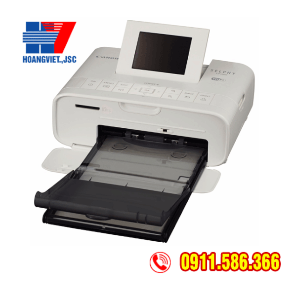 Canon Selphy CP 1200-Máy in ảnh thẻ, máy in ảnh nhiệt (Màu trắng)