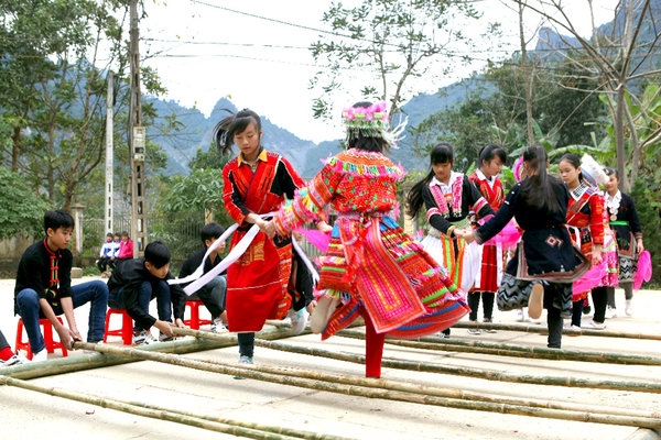 Nhảy sạp - nét múa dân gian đặc sắc của dân tộc Mường