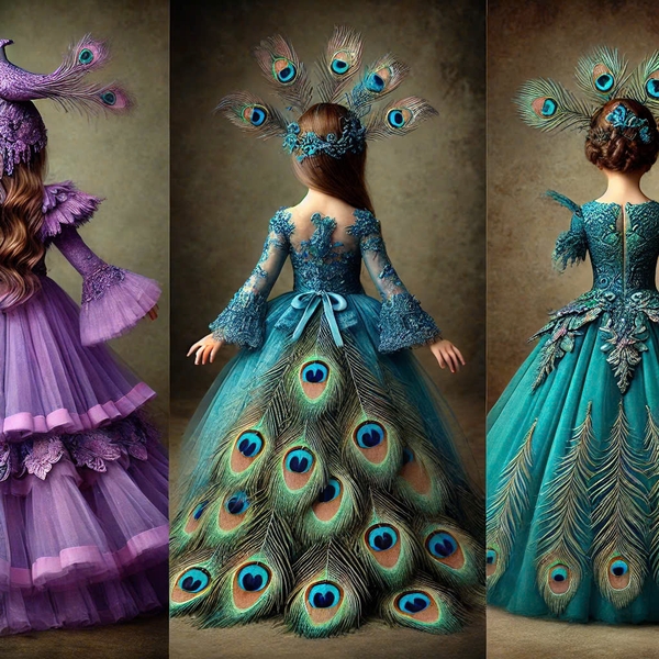 Trang phục cosplay  chim công quý tộc