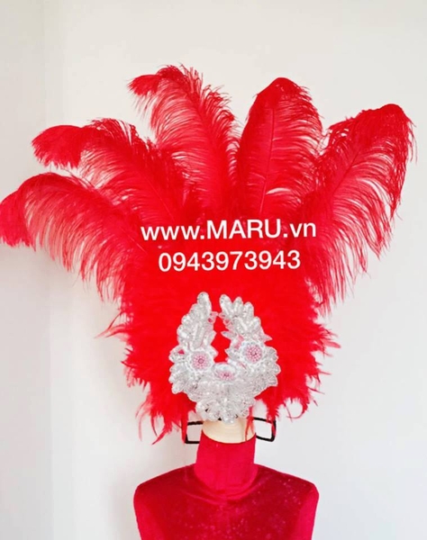 Mũ lông vũ dài Carnival