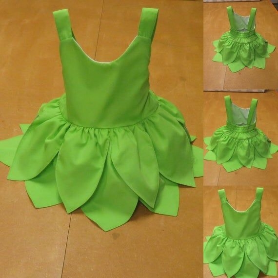 Váy bé gái thiết kế màu xanh lá