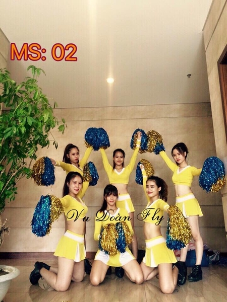 Trang phục Aerobic màu vàng