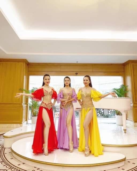 Váy múa belly dance sexy nhiều màu sắc