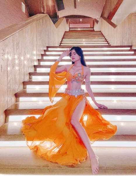 Múa Flamenco màu cam