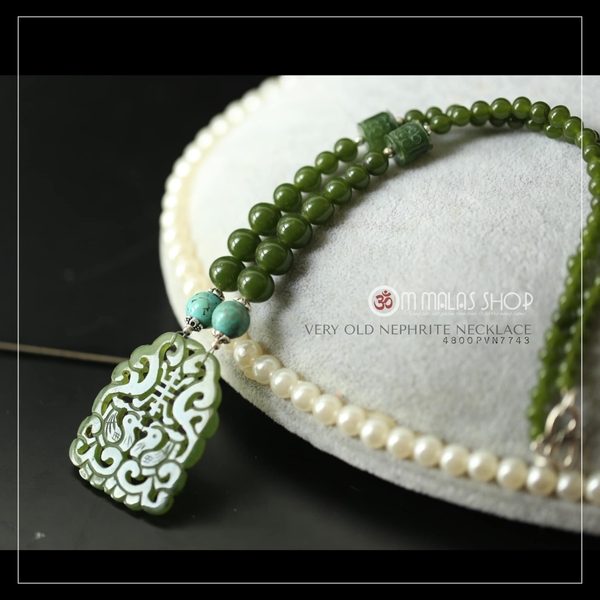 CHUỖI NGỌC BÍCH MẶT ĐÔI CHIM