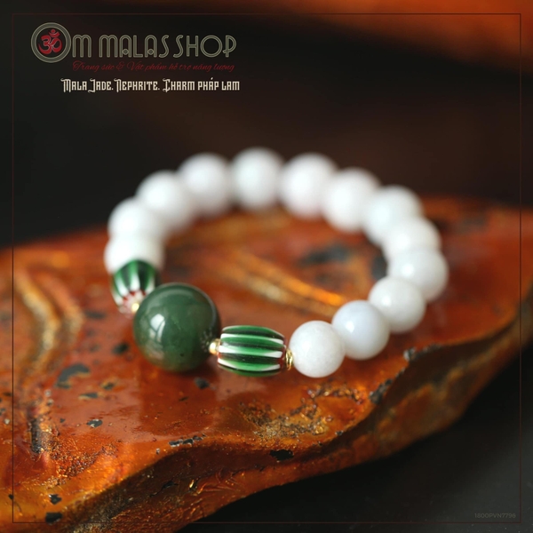 HANDMALA NGỌC CẨM THẠCH MYANMAR MIX NGỌC BÍCH