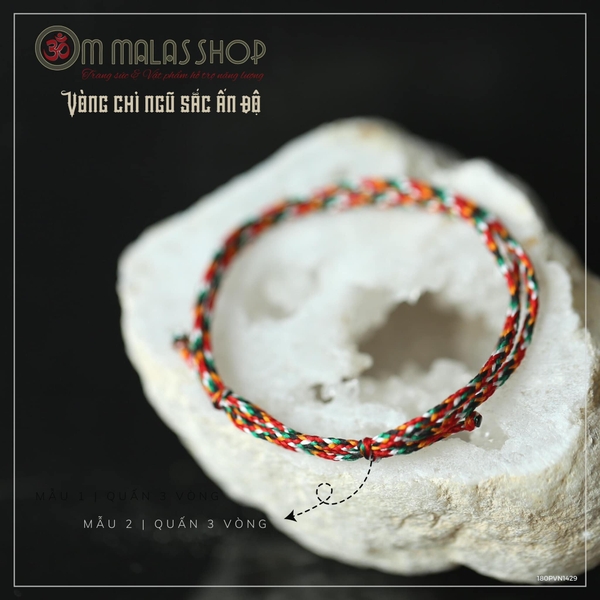 VÒNG TAY CHỈ TƠ NGŨ SẮC