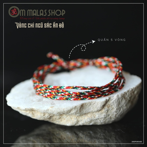VÒNG TAY CHỈ TƠ NGŨ SẮC