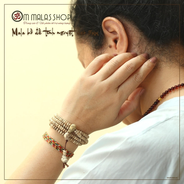 MALA BỒ ĐỀ TINH NGUYỆT DẸP 5mm