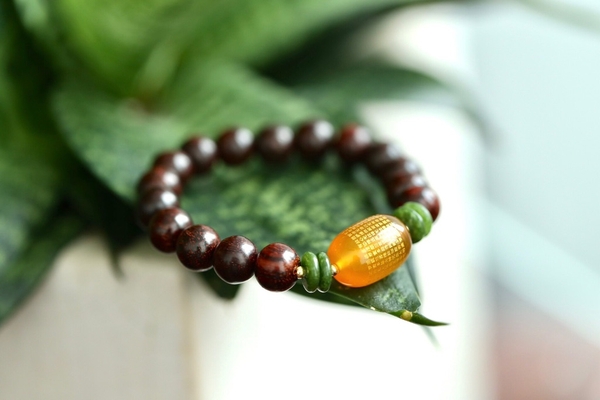 MALA TỬ ĐÀN MIX CHARM MÃ NÃO KHẮC KINH BÁT NHÃ