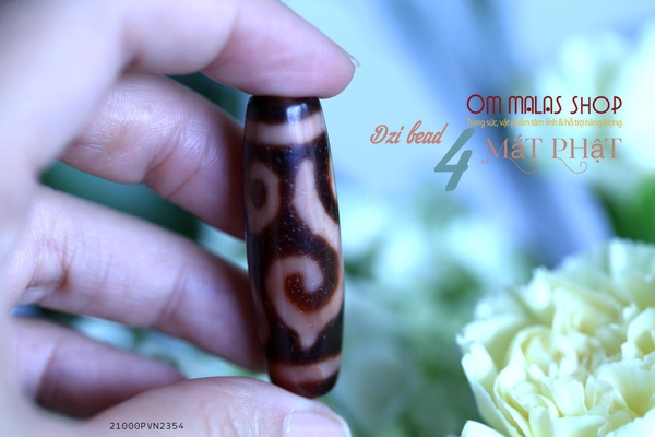 DZI TIBET 4 MẮT PHẬT