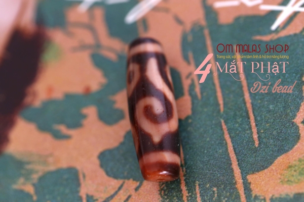 DZI TIBET 4 MẮT PHẬT