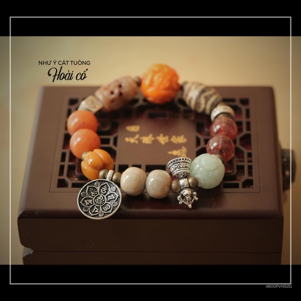 NYCT | HOÀI CỔ - MALA MIX HOẢ THỔ AMULET BẠC