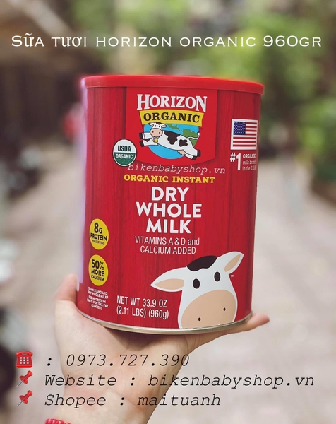 Sữa tươi Horizon dạng bột 870gr