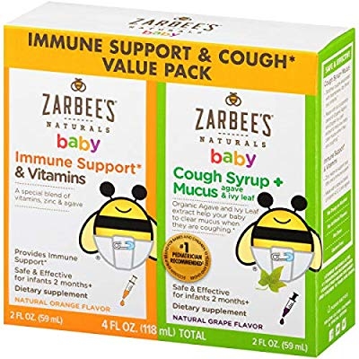Set Zarbeer tăng đề kháng và ho đờm cho bé 2 tháng tuổi