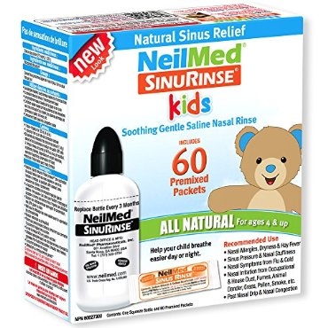 Bình rửa mũi Neilmed Kid cho bé kèm 60 gói muối