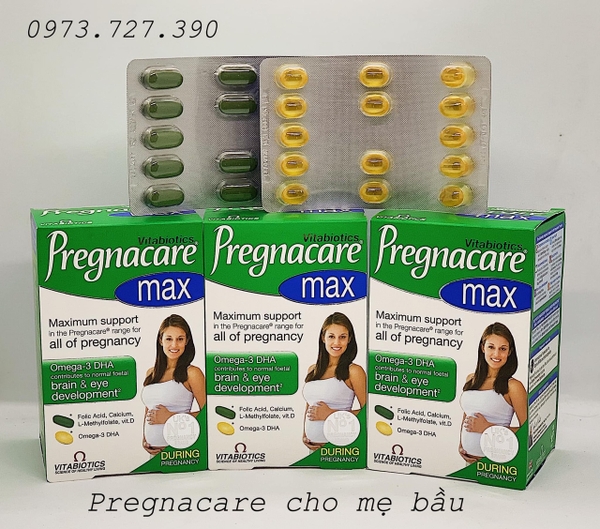 Vitamin tổng hợp dành cho bà bầu PREGNACARE MAX 84 viên