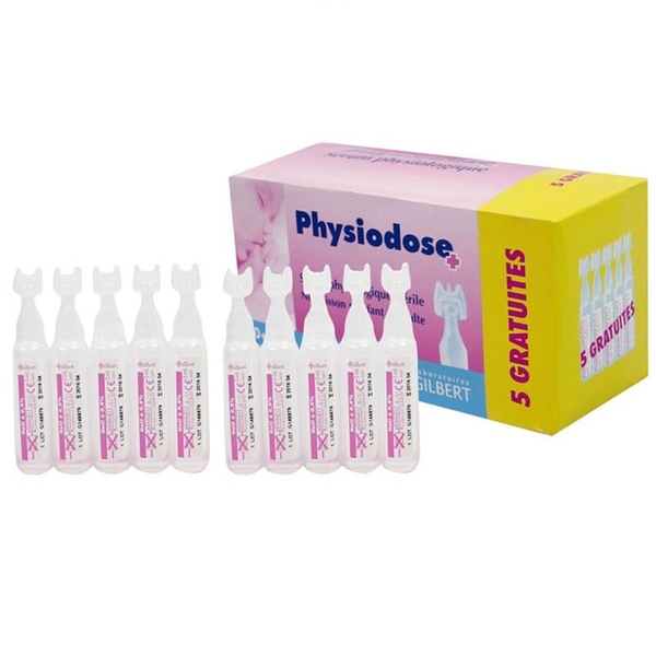 Nước muối sinh lý Physodose Pháp 40 ống