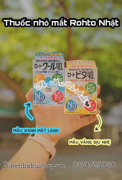 THUỐC NHỎ MẮT RHOTO NHẬT