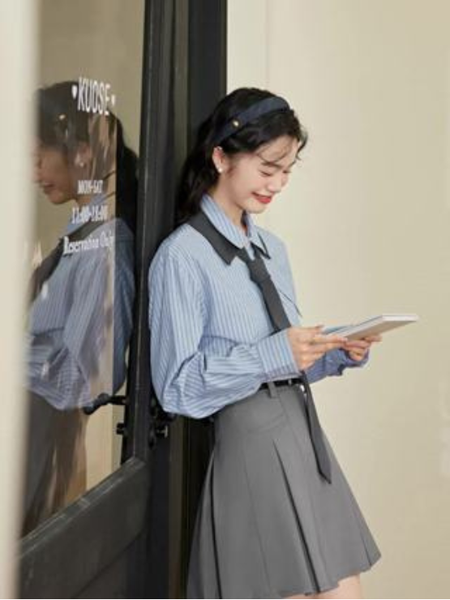 Chân váy xếp ly có túi CV23