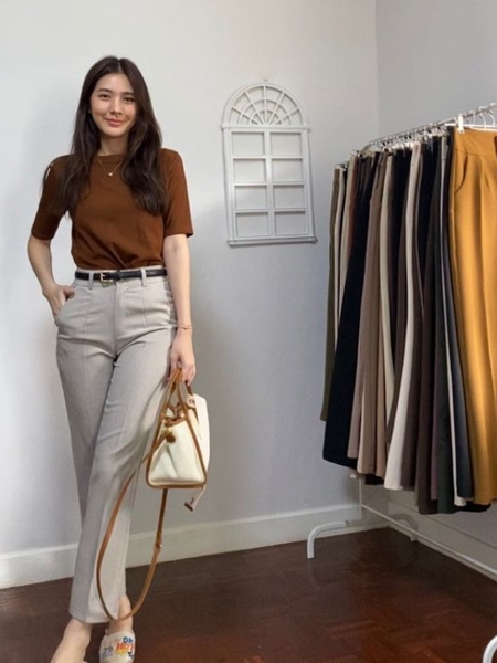 Quần tây nữ công sở, quần âu vải nữ dáng đứng basic nhiều màu sắc để phối đồ LANA QT70
