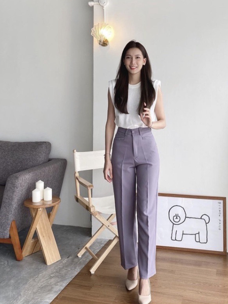 Quần xuông ống đứng túi trước nữ QT50