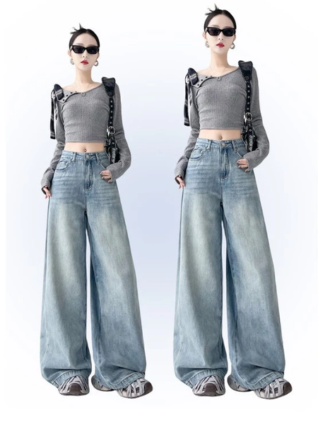 QB02- Quần jean người lớn, chất liệu chính: vải dệt thoi từ sợi denim (cotton), dùng cho nữ, mã 9255.
