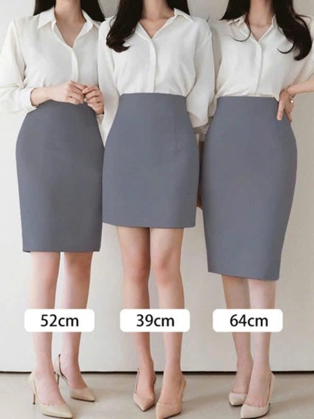 Chân váy ôm công sở nhiều màu sắc và độ dài CV27.B