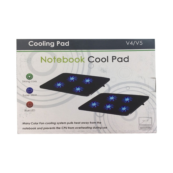 Đế Tản Nhiệt Laptop V4/V5 Notebook Cool Pad 5 Quạt - Hải Anh Computer