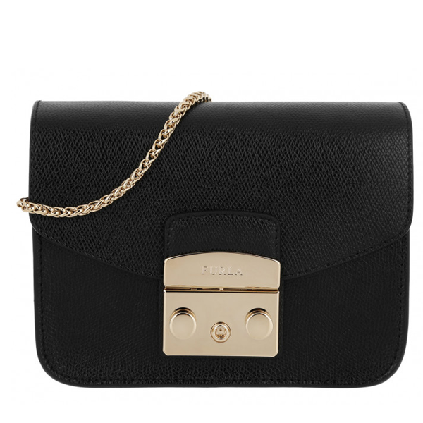 Túi Xách Furla Women's Metropolis Mini Cross Body Bag Màu Đen Siêu thị