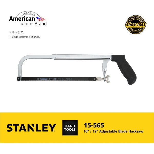 Khung cưa sắt Stanley 15-565-S 10''/250mm có thể điều chỉnh